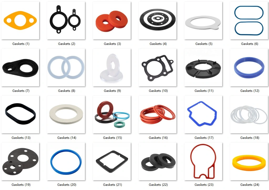 Food Grade Silicone Gasket Rubber Gasket PTFE NBR FKM Ferrule Gasket for Tri Clamp Ferrule