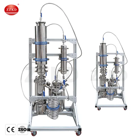 USA Stock Disponibile Colonna Bho da 2 libbre Macchina per l'estrazione passiva del butano Piccolo mini estrattore a circuito chiuso sanitario in acciaio inossidabile per l'estrazione dell'olio di canapa